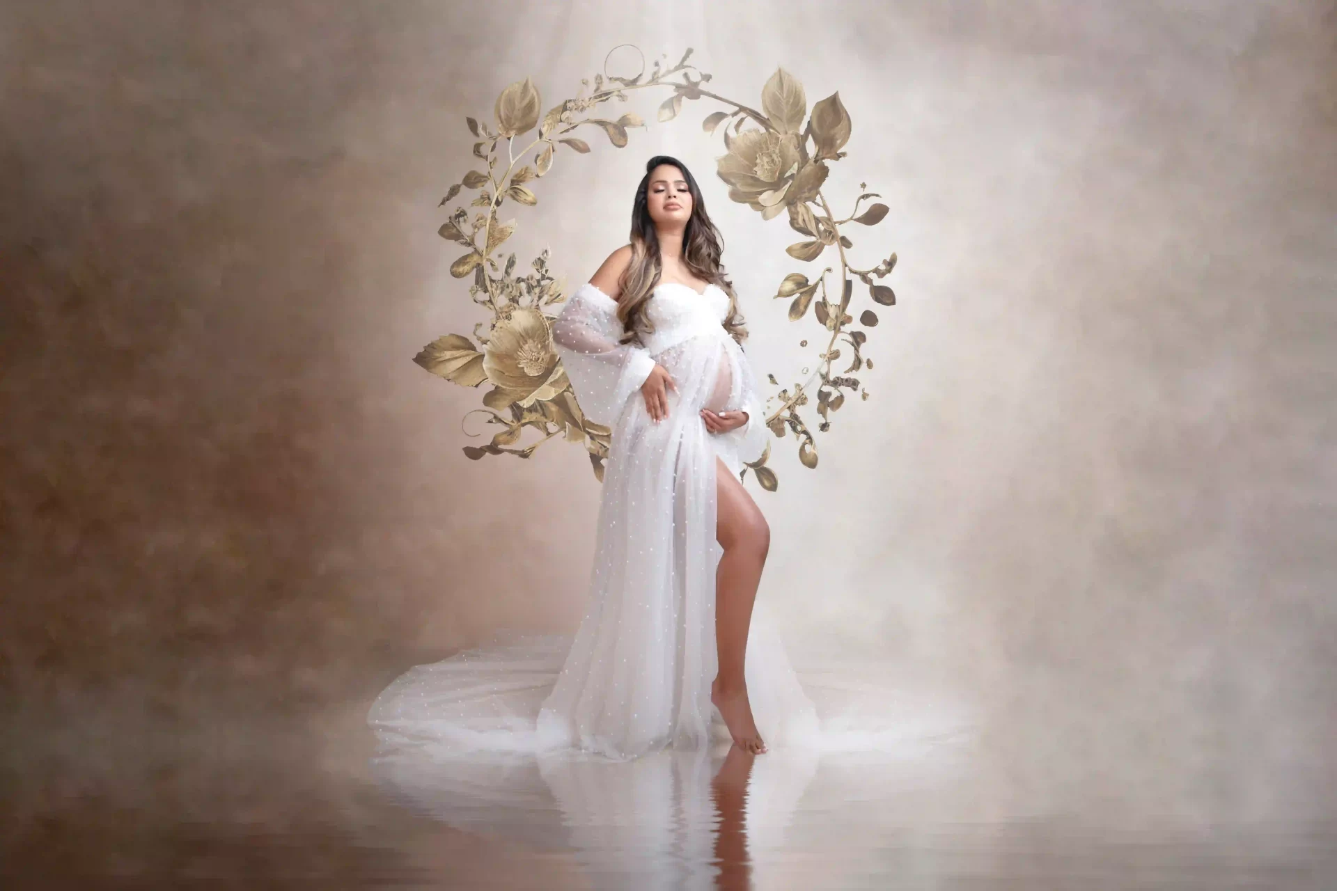Radiant Off Shoulder Long Maternity Photography Dress Radiant Off Shoulder Long Maternity Photography Dress