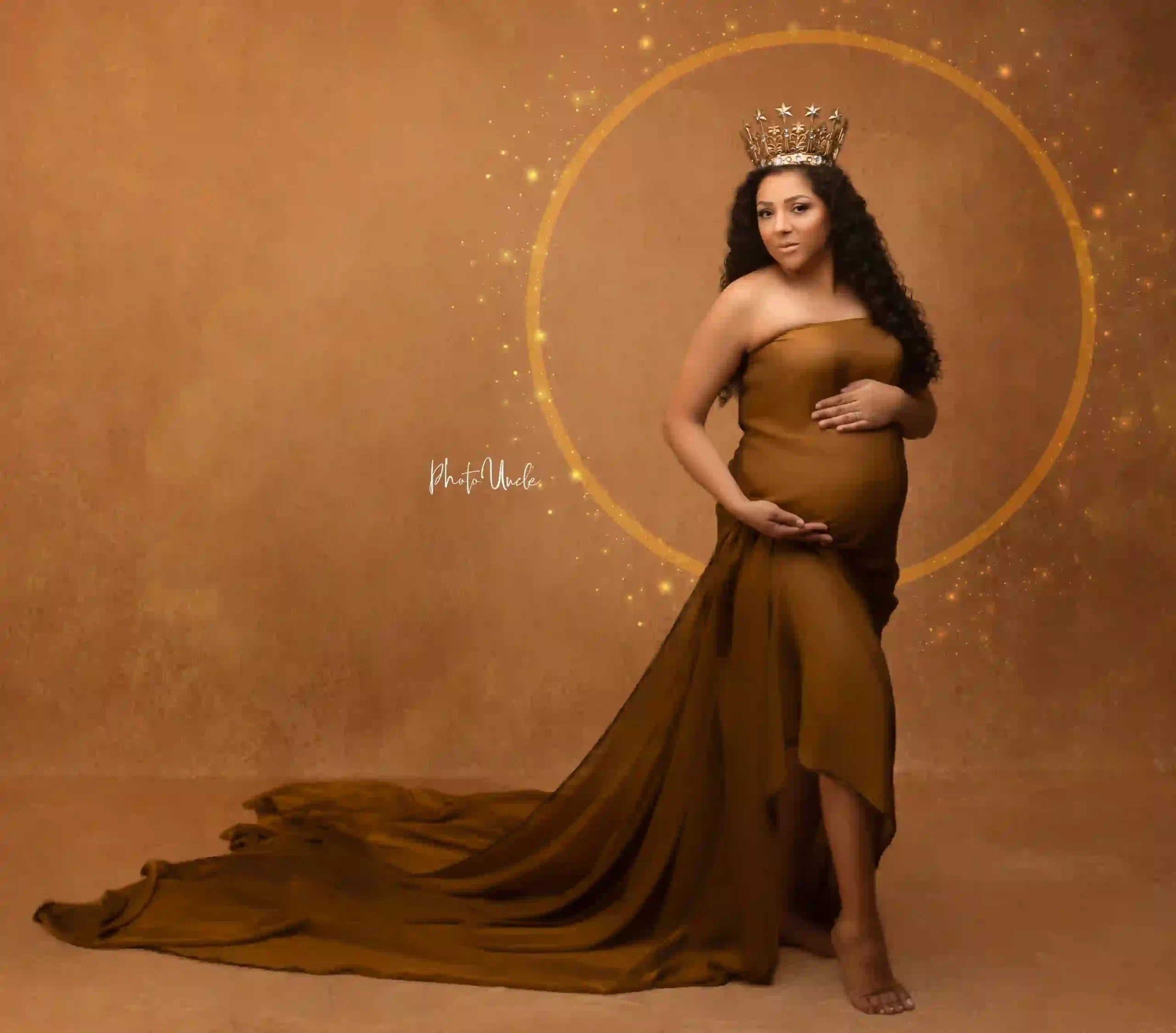 Lightweight Chiffon Wrap for a Timeless and Effortless Maternity Look